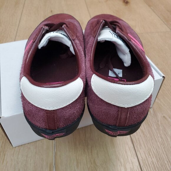 Vans Sport Low Burgundy Brown Pink VF 508357 Mens Size 7 Women 8.5 Leather Suede - Picture 4 of 10